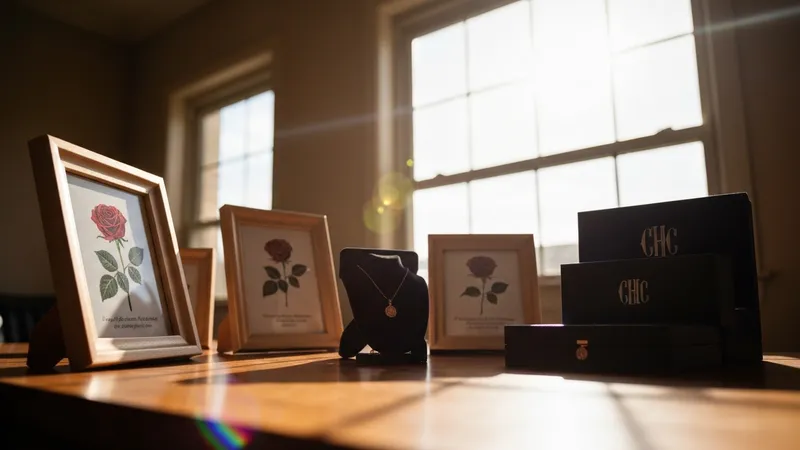 Idées cadeaux pour les noces de roses avec roses et présents personnalisés