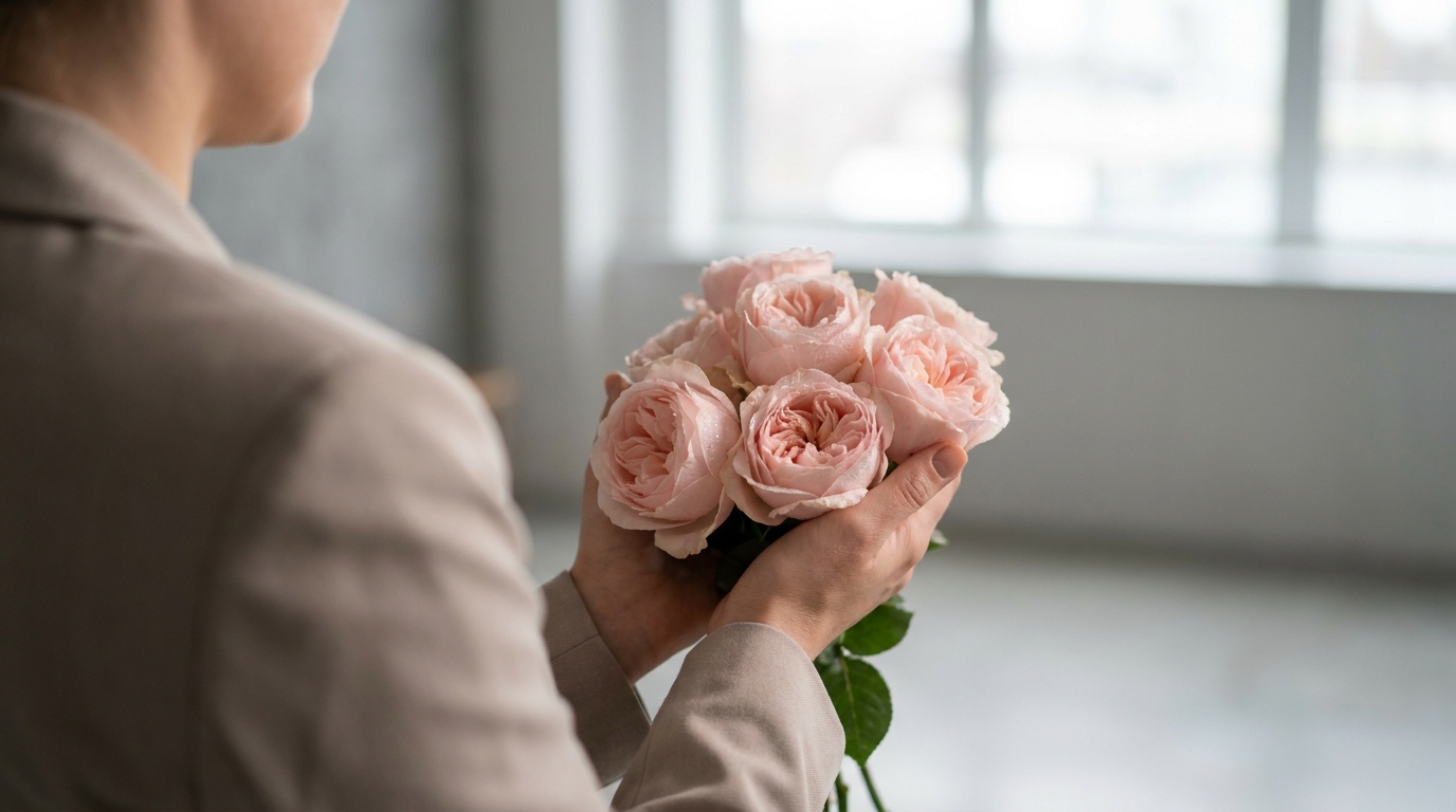 Dîner aux chandelles thème roses pour anniversaire